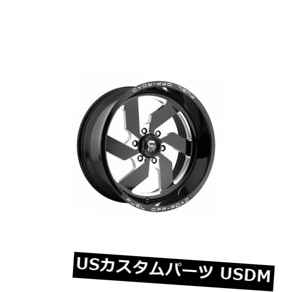 海外輸入ホイール 4個の20x9燃料D582 Turbo ET 01ブラックミルド8x165.1ホイールリムのセット Set of 4 20x9 Fuel D582 Turbo ET 01 Black Milled 8x165.1 Wheels Rims 【並行輸入品】|カスタムパーツ WORLD倉庫