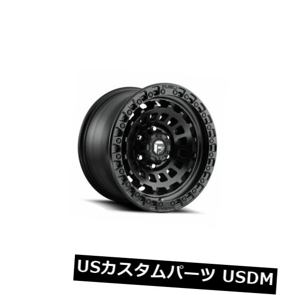 海外輸入ホイール 4 x 17x9 Fuel D633 Zephyr ET -12 Black 5x127 Wheels Rimsのセット Set of 4 17x9 Fuel D633 Zephyr ET -12 Black 5x127 Wheels Rims 【並行輸入品】