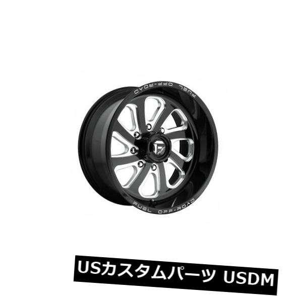 海外輸入ホイール 4個の20x12燃料D587 Flow ETのセット-43ブラックミルド8x165.1ホイールリム Set of 4 20x12 Fuel D587 Flow ET -43 Black Milled 8x165.1 Wheels Rims 【並行輸入品】 292,149円
