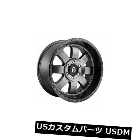 海外輸入ホイール 4個の20x9燃料D628 Baja ET 01 Gunmetal 6x139.7ホイールリムのセット Set of 4 20x9 Fuel D628 Baja ET 01 Gunmetal 6x139.7 Wheels Rims 【並行輸入品】