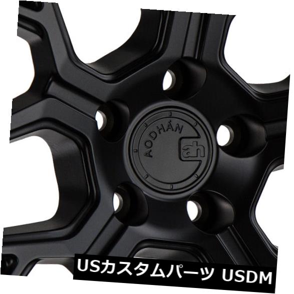海外輸入ホイール 18x8 AodHan LS009 5x100 +35ブラックリム（4個セット） 18x8 AodHan LS009 5x100 +35 Black Rims (Set of 4) 【並行輸入品】｜カスタムパーツ WORLD倉庫