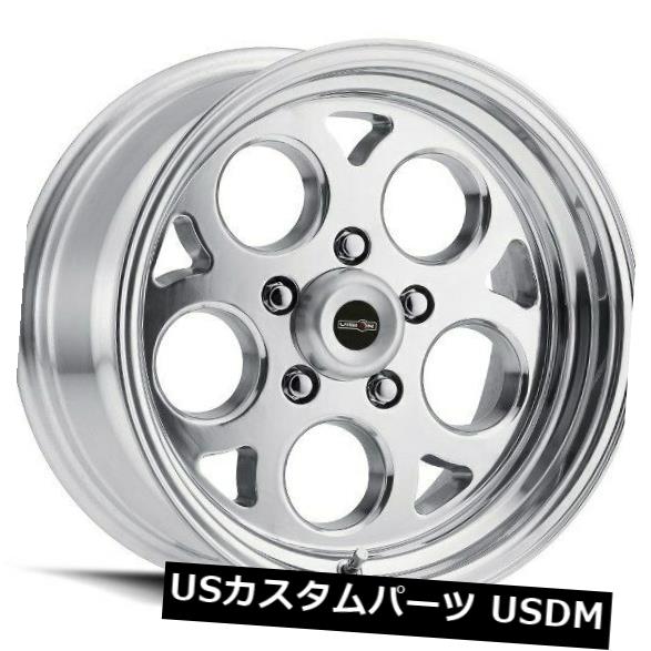 海外輸入ホイール 15X4 Vision 561 Sport Mag 5x114.3 ET-19ポリッシュドホイール（4個セット） 15X4 Vision 561 Sport Mag 5x114.3 ET-19 Polished Wheels (Set of 4) 【並行輸入品】