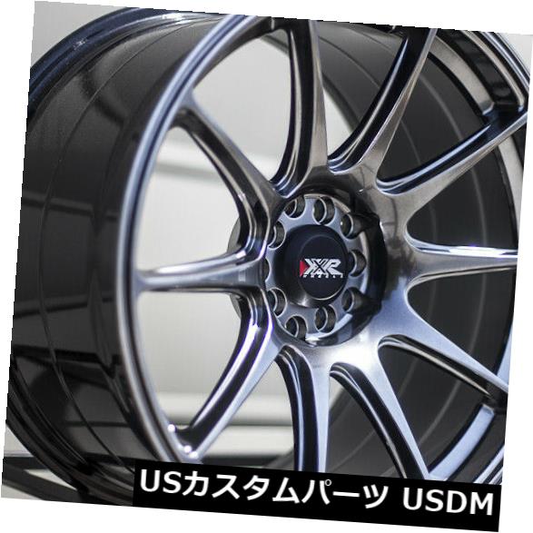 海外輸入ホイール XXR 527 19X8.75リム5x114.3 +38クロムブラックホイール（4個セット） XXR 527 19X8.75 Rims 5x114.3 +38 Chromium Black Wheels (Set of 4) 【並行輸入品】｜カスタムパーツ WORLD倉庫