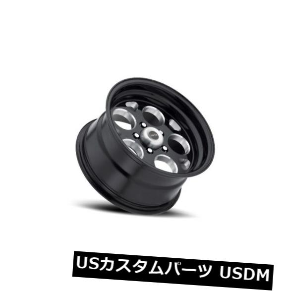 海外輸入ホイール 15X10 Vision 561 Sport Mag 5x114.3 ET-25ブラックホイール(4個セット) 15X10 Vision 561 Sport Mag 5x114.3 ET-25 Black Wheels (Set of 4) 【並行輸入品】