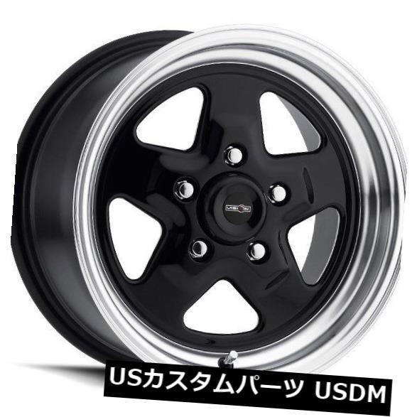 海外輸入ホイール 15X10 Vision 521 Nitro 5x120.65 ET-25ブラックホイール（4個セット） 15X10 Vision 521 Nitro 5x120.65 ET-25 Black Wheels (Set of 4) 【並行輸入品】｜カスタムパーツ WORLD倉庫