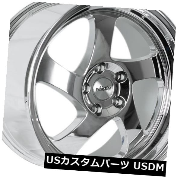 海外輸入ホイール 16x8ウィスラーKR1 4x114.3 +20クロームホイール(4個セット) 16x8 Whistler KR1 4x114.3 +20 Chrome Wheels (Set of 4) 【並行輸入品】|カスタムパーツ WORLD倉庫