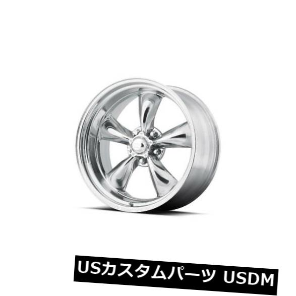 海外輸入ホイール 15x7 AMERICAN RACING TORQ THRUST II 1 PC 5x120.65 ET-6ポリッシュリム(4個セット) 15x7 AMERICAN RACING TORQ THRUST II 1 PC 5x120.65 ET-6 Polished Rims (Set of 4) 【並行輸入品】