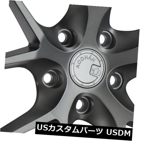 海外輸入ホイール 18x9 AodHan LS007 5X114.3 +30マットガンメタルホイール（4個セット） 18x9 AodHan LS007 5X114.3 +30 Matte Gun Metal Wheels (Set of 4) 【並行輸入品】｜カスタムパーツ WORLD倉庫