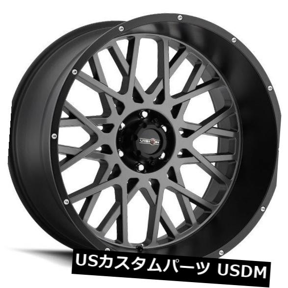 海外輸入ホイール 18X9 Vision 412 Rocker 5x150 ET12無煙炭ホイール(4個セット) 18X9 Vision 412 Rocker 5x150 ET12 Anthracite Wheels (Set of 4) 【並行輸入品】|カスタムパーツ WORLD倉庫