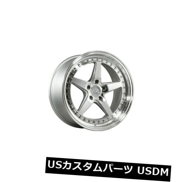 海外輸入ホイール 18x8.5 AodHan DS05 5x100 +35シルバーホイール（4個セット） 18x8.5 AodHan DS05 5x100 +35 Silver Wheels (Set of 4) 【並行輸入品】