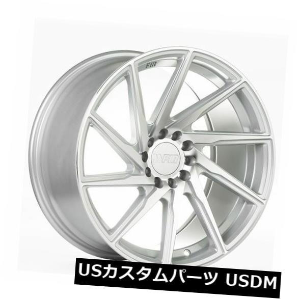 海外輸入ホイール 18x9.5 F1R F29 5x112 / 114.3 +40マシンシルバーホイール（4個セット） 18x9.5 F1R F29 5x112/114.3 +40 Machine Silver Wheels (Set of 4) 【並行輸入品】