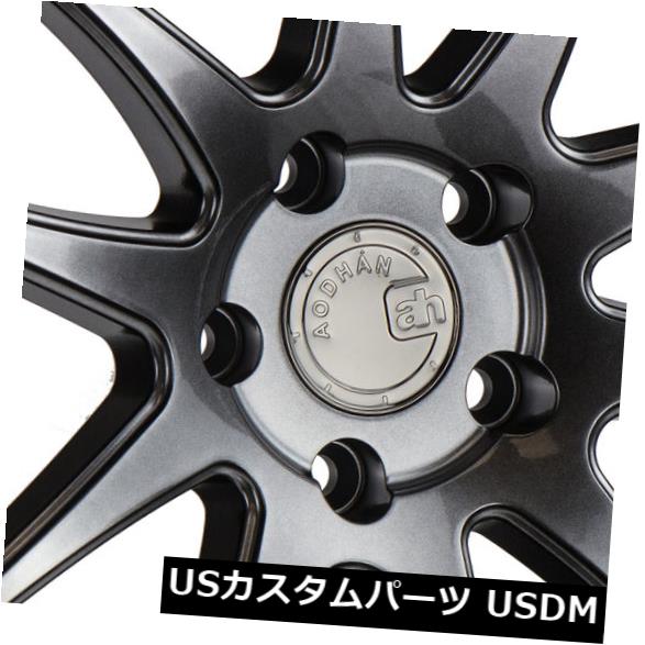 海外輸入ホイール 18x10.5 Aodhan Ds02 5x114.3 +22 Hyper Black Rims(4個セット) 18x10.5 Aodhan Ds02 5x114.3 +22 Hyper Black Rims (Set of 4) 【並行輸入品】