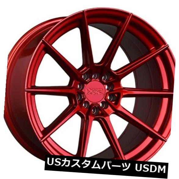 海外輸入ホイール 18x10.5 XXR 567 5x100 / 114.3 +20キャンディレッドホイール（4個セット） 18x10.5 XXR 567 5x100/114.3 +20 Candy Red Wheels (Set of 4) 【並行輸入品】