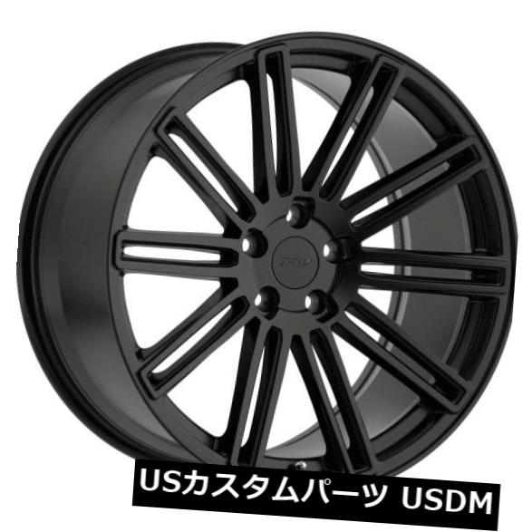 海外輸入ホイール 18x8.5 / 9.5 TSWクロウソーン5x120 +30/35ブラックホイール(4個セット) 18x8.5/9.5 TSW Crowthorne 5x120 +30/35 Black Wheels (Set of 4) 【並行輸入品】