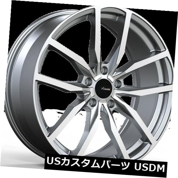 海外輸入ホイール 18x8 Advanti Racing Rasato 5x100 +45機械加工フェイスホイール（4個セット） 18x8 Advanti Racing Rasato 5x100 +45 Machined Face Wheels (Set of 4) 【並行輸入品】｜カスタムパーツ WORLD倉庫