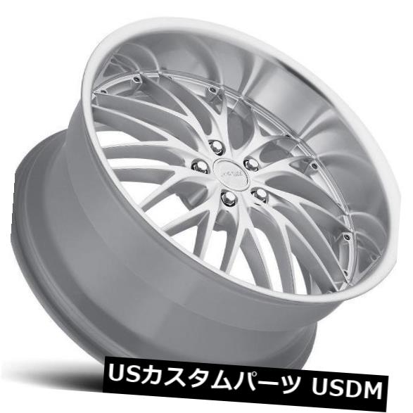 海外輸入ホイール 18x8.5 / 9.5 MRR GT1 5x120 +20/24 Hyper Silver Wheels（4）の新しいセット 18x8.5/9.5 MRR GT1 5x120 +20/24 Hyper Silver Wheels New Set of (4) 【並行輸入品】