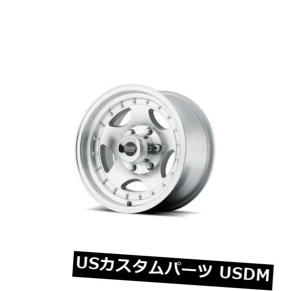 海外輸入ホイール 15x7 AMERICAN RACING AR23 5x120.65 ET-6機械加工W /クリアコートホイール（4個セット） 15x7 AMERICAN RACING AR23 5x120.65 ET-6 Machined W/ Clear Coat Wheels (Set of 4) 【並行輸入品】