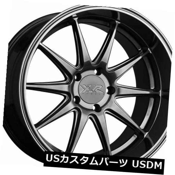 海外輸入ホイール 18x9 / 10.5 XXR 527D 5x114.3 +20クロムブラック(4)リムの新しいセット 18x9/10.5 XXR 527D 5x114.3 +20 Chromium Black New Set of (4) Rims 【並行輸入品】|カスタムパーツ WORLD倉庫