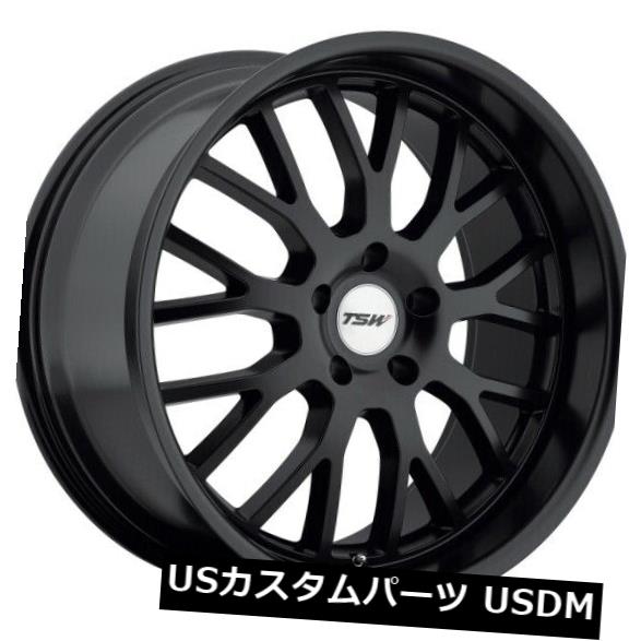 海外輸入ホイール 19x95 TSW Tremblant 5x120リム+45マットブラックホイール(4個セット) 19x95 TSW Tremblant 5x120 Rims +45 Matte Black Wheels (Set of 4) 【並行輸入品】|カスタムパーツ WORLD倉庫