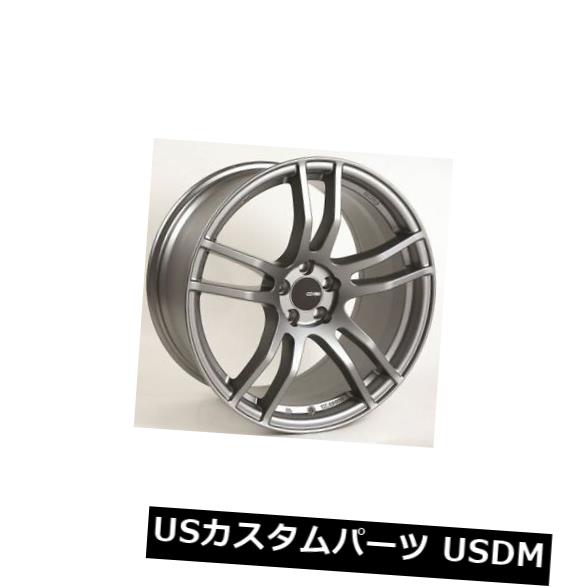 海外輸入ホイール 18x8 Enkei TX5 5x114.3 +50 Platinum Grey Wheels（4個セット） 18x8 Enkei TX5 5x114.3 +50 Platinum Grey Wheels (Set of 4) 【並行輸入品】