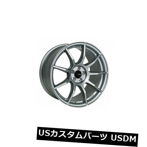 海外輸入ホイール 18x8 Enkei TS9 5x108 +45 Platinum Grey Wheels（4個セット） 18x8 Enkei TS9 5x108 +45 Platinum Grey Wheels (Set of 4) 【並行輸入品】
