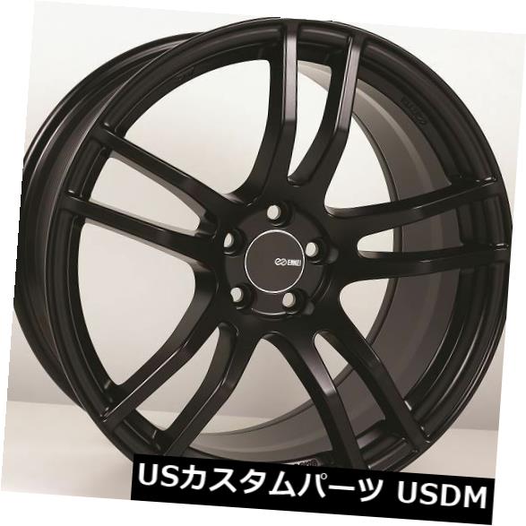 海外輸入ホイール 18x8.5 / 9.5 Enkei TX5 5x114.3 +35/45ブラックホイール（4個セット） 18x8.5/9.5 Enkei TX5 5x114.3 +35/45 Black Wheels (Set of 4) 【並行輸入品】 239,250円
