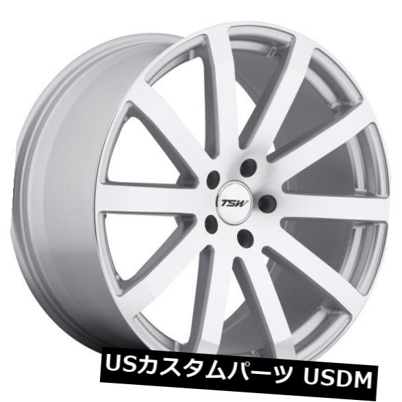 海外輸入ホイール 18x8 TSW Brooklands 5x100リム+35シルバーホイール(4個セット) 18x8 TSW Brooklands 5x100 Rims +35 Silver Wheels (Set of 4) 【並行輸入品】|カスタムパーツ WORLD倉庫