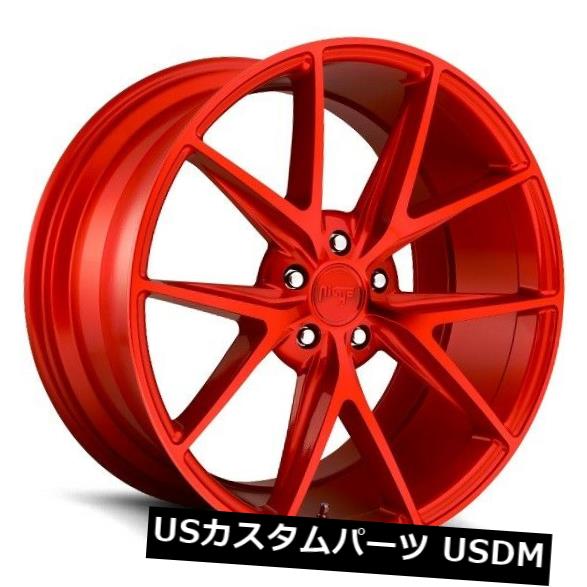 海外輸入ホイール 18x8ニッチミサノM186 5x120 +40グロスレッドホイール（4個セット） 18x8 NICHE MISANO M186 5x120 +40 Gloss Red Wheels (Set of 4) 【並行輸入品】｜カスタムパーツ WORLD倉庫