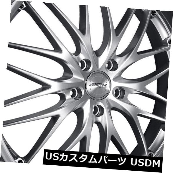 海外輸入ホイール MRR GT1 18x8.5 5x120.7ハイパーシルバーホイールリム（4個セット） MRR GT1 18x8.5 5x120.7 Hyper Silver Wheels Rims (Set of 4) 【並行輸入品】