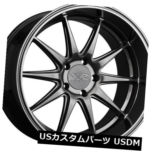 海外輸入ホイール XXR 527D 20x9 5x114.3 +20クロムブラック新品（4）ホイールリムセット XXR 527D 20x9 5x114.3 +20 Chromium Black Brand New Set of (4) Wheels Rims 【並行輸入品】