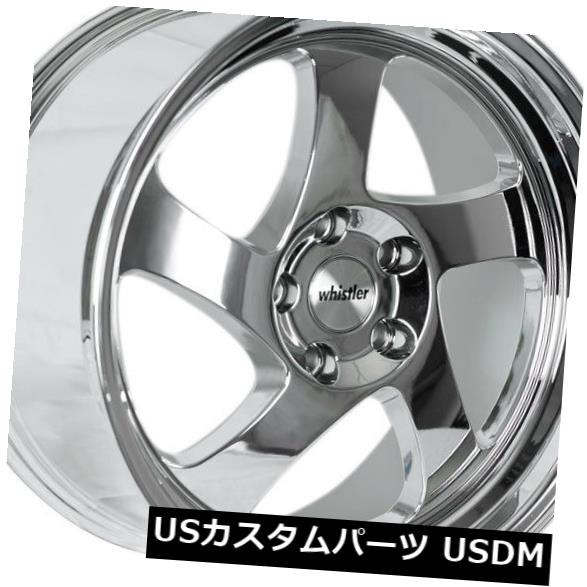 海外輸入ホイール 17x9ウィスラーKR1 4x100 +25クロームホイール（4個セット） 17x9 Whistler KR1 4x100 +25 Chrome Wheels (Set of 4) 【並行輸入品】｜カスタムパーツ WORLD倉庫