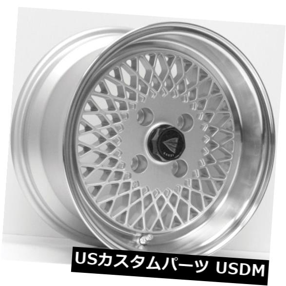 海外輸入ホイール 15x7 Enkei ENKEI92 4x100 +38シルバーホイール（4個セット） 15x7 Enkei ENKEI92 4x100 +38 Silver Wheels (Set of 4) 【並行輸入品】