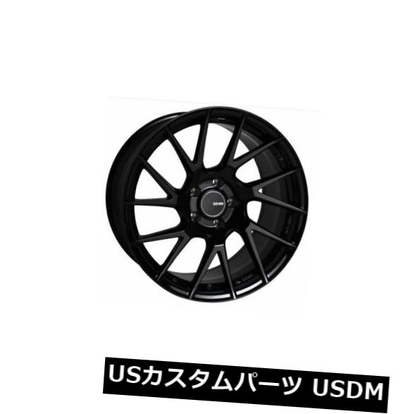 海外輸入ホイール 18x8エンケイリムTM7 5x114.3 +45ブラックホイール(4個セット) 18x8 Enkei Rims TM7 5x114.3 +45 Black Wheels (Set of 4) 【並行輸入品】