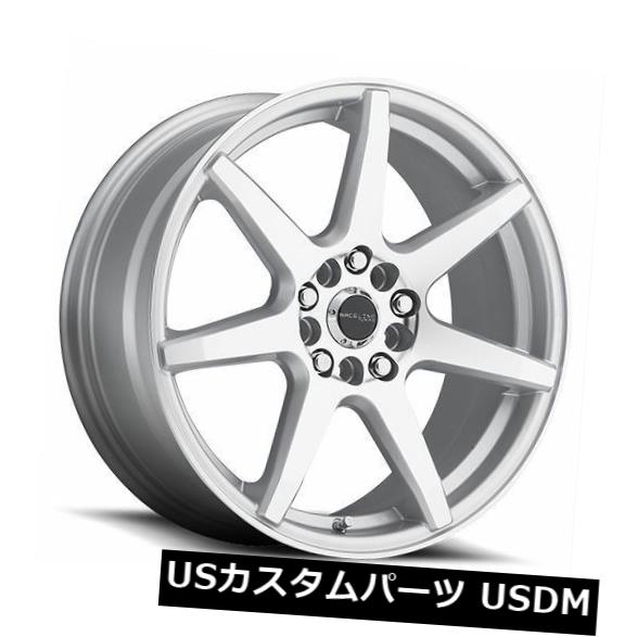 海外輸入ホイール 15x7 Raceline 131S-Evo 4x100 / 4x108 ET40シルバー加工ホイール(4個セット) 15x7 Raceline 131S-Evo 4x100/4x108 ET40 Silver Machined Wheels (Set of 4) 【並行輸入品】|カスタムパーツ WORLD倉庫
