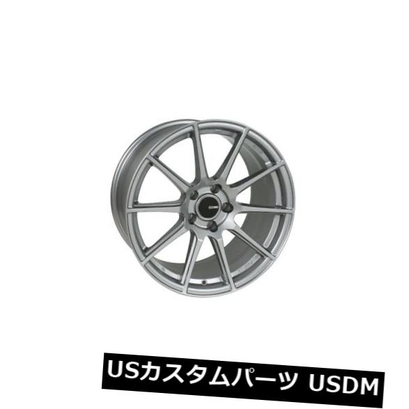 海外輸入ホイール 18x8 Enkei TS10 5x112 +45 Storm Greyホイール（4個セット） 18x8 Enkei TS10 5x112 +45 Storm Grey Wheels (Set of 4) 【並行輸入品】