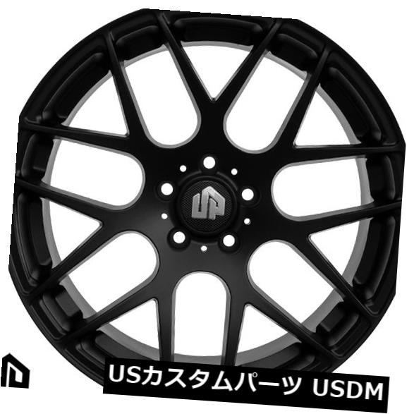 海外輸入ホイール UP720 19x8.5 5x114.3マットブラックET35 73.1ホイール（4個セット） UP720 19x8.5 5x114.3 Matte Black ET35 73.1 Wheels(set of 4) 【並行輸入品】