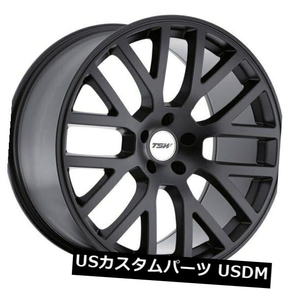 海外輸入ホイール 19x95 TSWドニントン5x120リム+40マットブラックホイール（4個セット） 19x95 TSW Donington 5x120 Rims +40 Matte Black Wheels (Set of 4) 【並行輸入品】｜カスタムパーツ WORLD倉庫