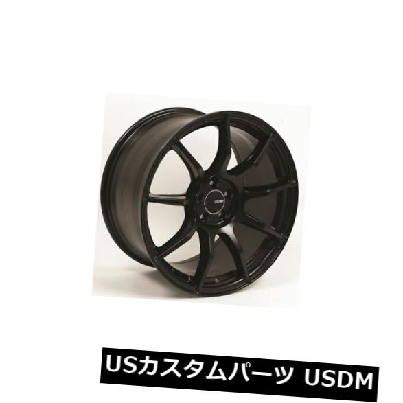 海外輸入ホイール 18x8 Enkei TS9 5x114.3 +45ブラックホイール（4個セット） 18x8 Enkei TS9 5x114.3 +45 Black Wheels (Set of 4) 【並行輸入品】