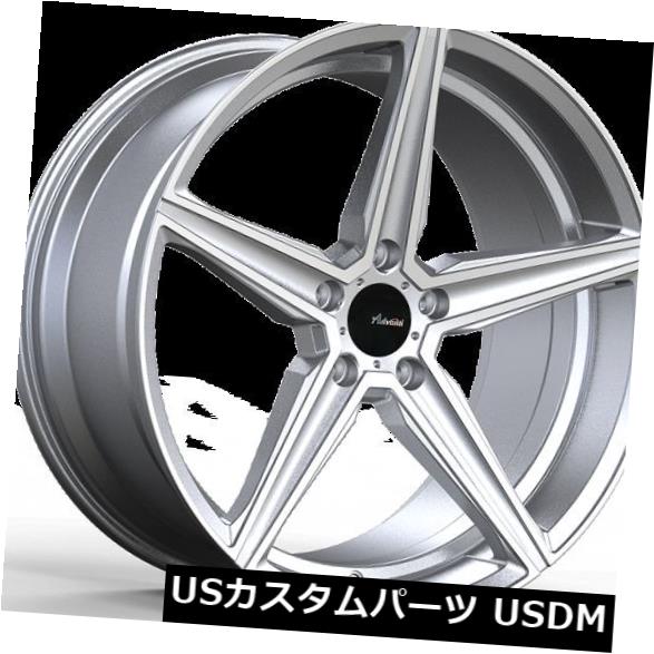 海外輸入ホイール 18x8 Advanti Racing Cammino 5x100 +45機械加工ホイール（4個セット） 18x8 Advanti Racing Cammino 5x100 +45 Machined Wheels (Set of 4) 【並行輸入品】