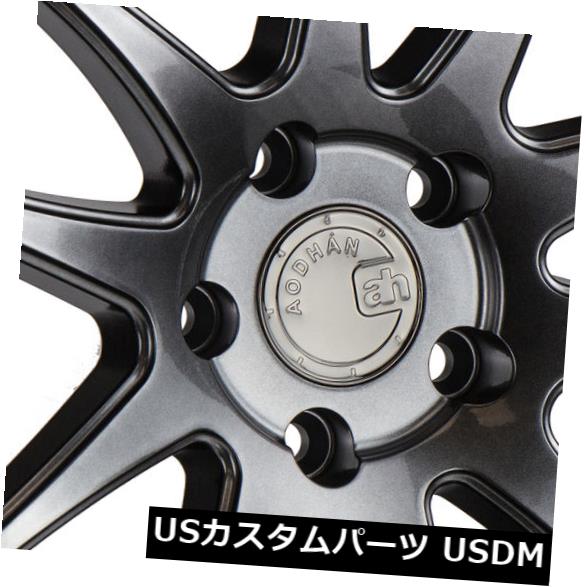 海外輸入ホイール 19x11 Aodhan Ds02 5x114.3 +15 Hyper Black Rims（4個セット） 19x11 Aodhan Ds02 5x114.3 +15 Hyper Black Rims (Set of 4) 【並行輸入品】