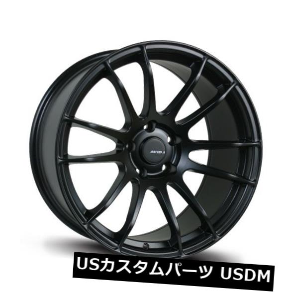 海外輸入ホイール Avid1 AV20 18X8.5リム5x114.3 +33ブラックホイール(4個セット) Avid1 AV20 18X8.5 Rims 5x114.3 +33 Black Wheels (Set of 4) 【並行輸入品】|カスタムパーツ WORLD倉庫