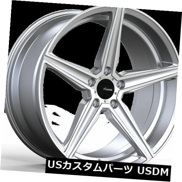 海外輸入ホイール 18x9 Advanti Racing Cammino 5x100 +45機械加工ホイール（4個セット） 18x9 Advanti Racing Cammino 5x100 +45 Machined Wheels (Set of 4) 【並行輸入品】