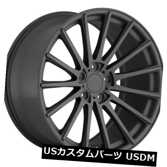 海外輸入ホイール 18x8.5 TSWシケイン5x114.3リム+40マットガンメタルホイール（4個セット） 18x8.5 TSW Chicane 5x114.3 Rims +40 Matte Gunmetal Wheels (Set of 4) 【並行輸入品】｜カスタムパーツ WORLD倉庫
