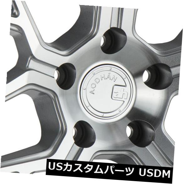 海外輸入ホイール 18x8 AodHan LS009 5x112 +35シルバーホイール（4個セット） 18x8 AodHan LS009 5x112 +35 Silver Wheels (Set of 4) 【並行輸入品】