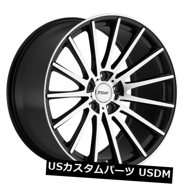 海外輸入ホイール 18x8.5 / 9.5 TSWシケイン5x114.3 +40/40ブラックホイール(4個セット) 18x8.5/9.5 TSW Chicane 5x114.3 +40/40 Black Wheels (Set of 4) 【並行輸入品】|カスタムパーツ WORLD倉庫