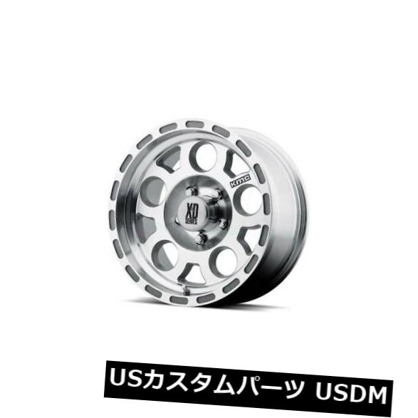海外輸入ホイール KMCリムによる16x8 XDシリーズENDURO 6x139.7 ET0リム付き機械加工（4個セット） 16x8 XD SERIES BY KMC Rims ENDURO 6x139.7 ET0 Machined W/ Rims (Set of 4) 【並行輸入品】｜カスタムパーツ WORLD倉庫