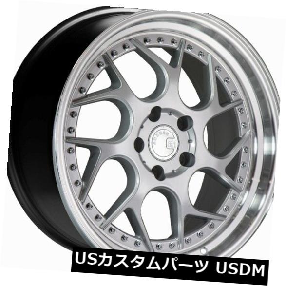海外輸入ホイール 18x8.5 AodHan Ds01 5x114.3 +35シルバーホイール（4個セット） 18x8.5 AodHan Ds01 5x114.3 +35 Silver Wheels (Set of 4) 【並行輸入品】