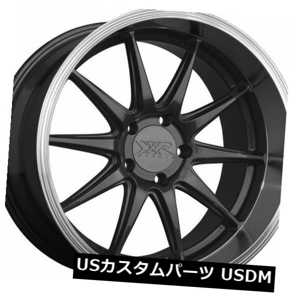 海外輸入ホイール XXR 527D 20x9 5x114.3 +35グラファイト/ MLリム（4）新品セット XXR 527D 20x9 5x114.3 +35 Graphite / ML Rims Set of (4) Brand New 【並行輸入品】