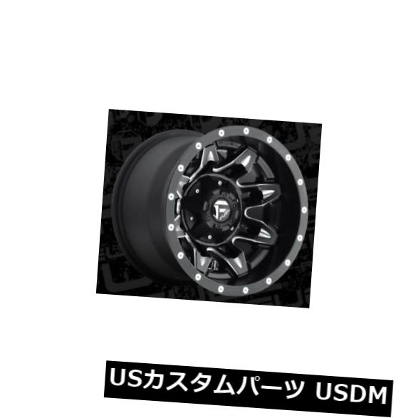 海外輸入ホイール フューエルリーサルD567 15x10 6x5.5 ET-43ブラックリム（4個セット） Fuel Lethal D567 15x10 6x5.5 ET-43 Black Rims (Set of 4) 【並行輸入品】｜カスタムパーツ WORLD倉庫