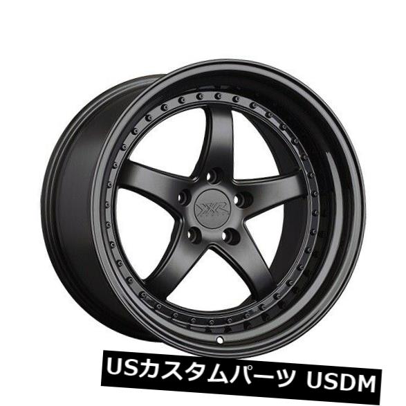 海外輸入ホイール 20x9 / 10.5 XXR 565 5x114.3 +35/40フラットブラック/グロスブラックリップホイール（4個セット） 20x9/10.5 XXR 565 5x114.3 +35/40 Flat Black/Gloss Black Lip Wheels (Set of 4) 【並行輸入品】